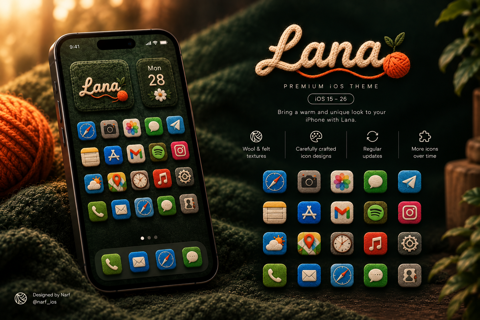Lana theme preview
